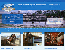 Tablet Screenshot of horseexerciser.com